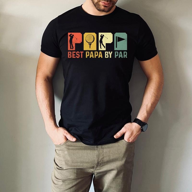 Best Papa Par Golfing Golf Golfer - Adult & Kids T-Shirts, Sweatshirts & Hoodies apparel design preview 1