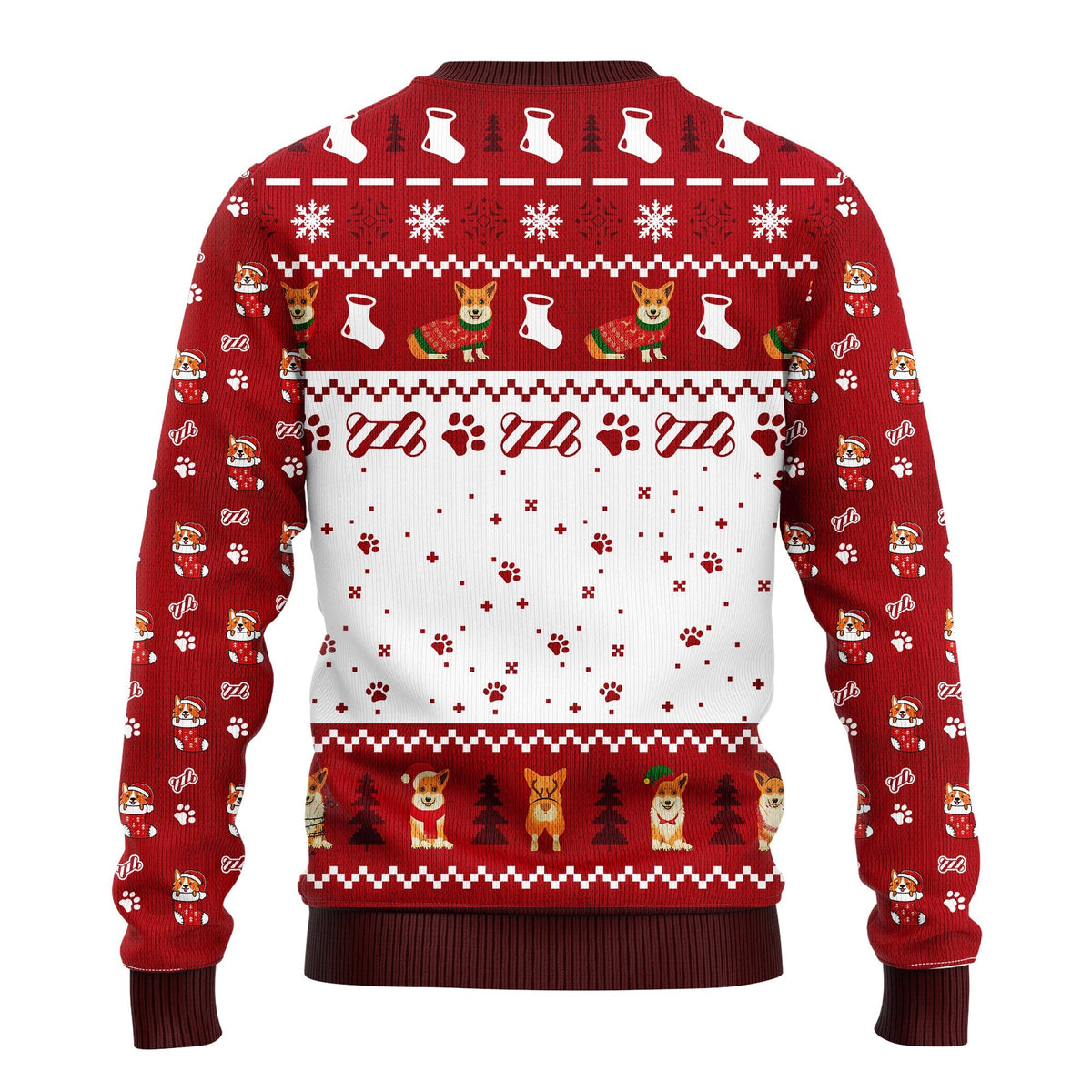 Corgi Noel cute 3D Ugly Christmas Sweater - Holiday Gift product image 2