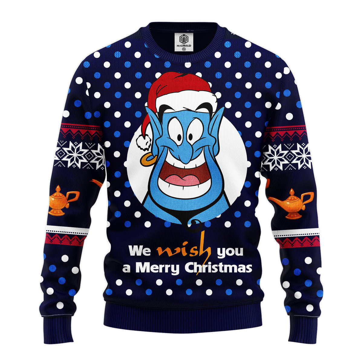 Aladdin And The Magic Lamp 3D Ugly Christmas Sweater - Holiday Gift product image