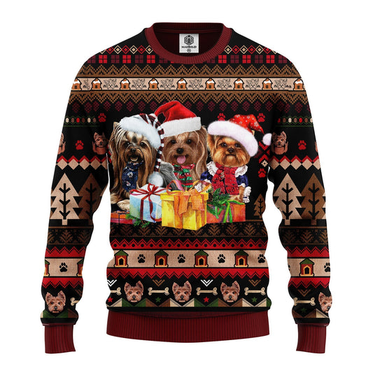 Yorkshire Noel 3D Ugly Christmas Sweater - Holiday Gift product image