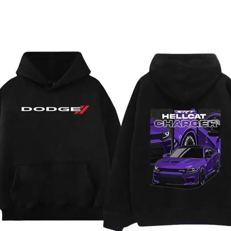 Dodge Hellcat Charger 100% Cotton Classic Fit - Adult & Kids T-Shirts, Sweatshirts & Hoodies apparel design preview 1