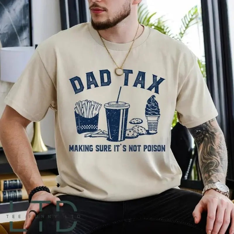 Dad Tax Noun Husband Funny Sarcastic Definition - Adult & Kids T-Shirts, Sweatshirts & Hoodies apparel design preview 1