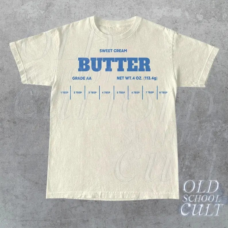 Sweet Butter Retro Funny Baking Foodie Cooking - Adult & Kids T-Shirts, Sweatshirts & Hoodies apparel design preview 1