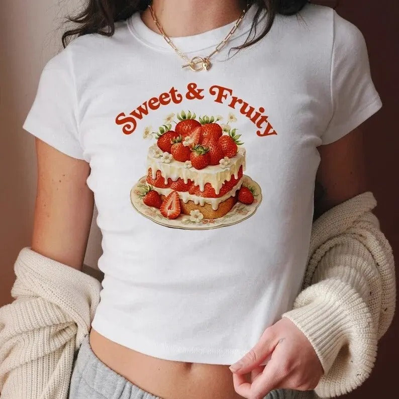 Sweet Fruity Subtle Pride Lesbian Strawberry Retro - Adult & Kids T-Shirts, Sweatshirts & Hoodies apparel design preview 1