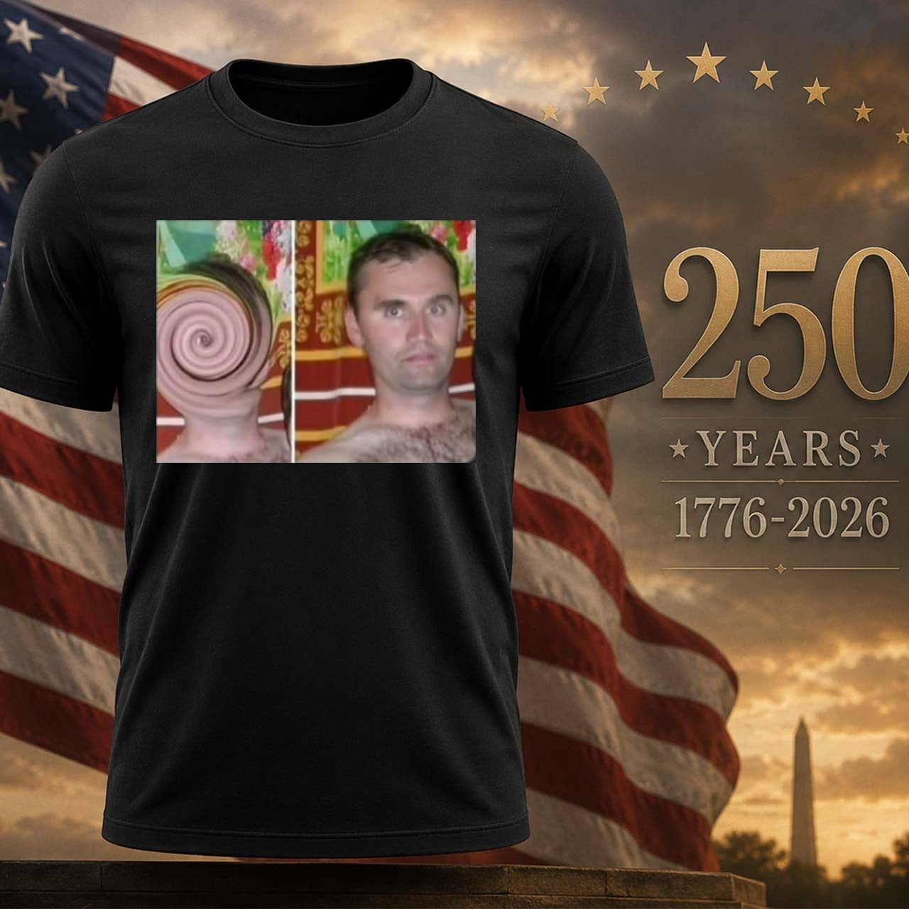 Swirly Kirk - Adult & Kids T-Shirts, Sweatshirts & Hoodies apparel design preview 1