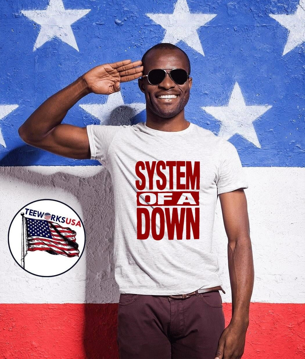 System Of A Down Band Logo - Adult & Kids T-Shirts, Sweatshirts & Hoodies apparel design preview 1