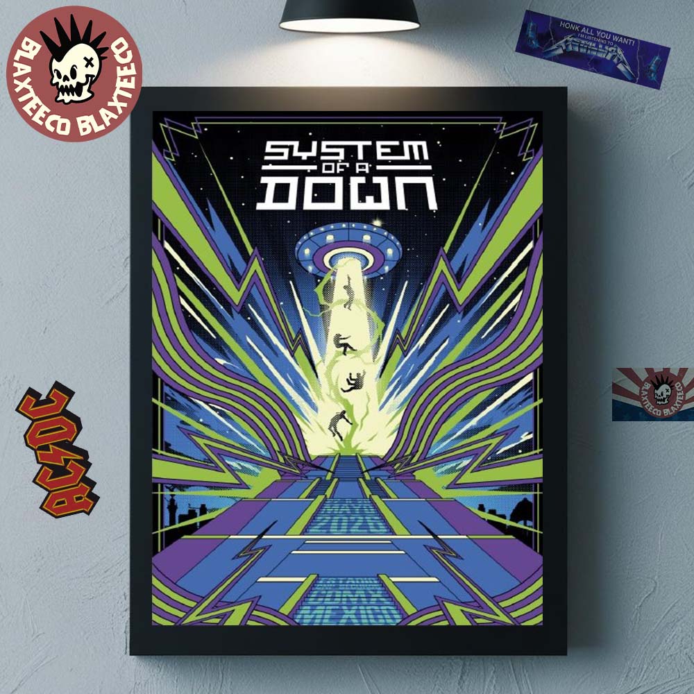 System Of A Down CDMX Mexico 2026 Pop Up Shop Event - Adult & Kids T-Shirts, Sweatshirts & Hoodies apparel design preview 1