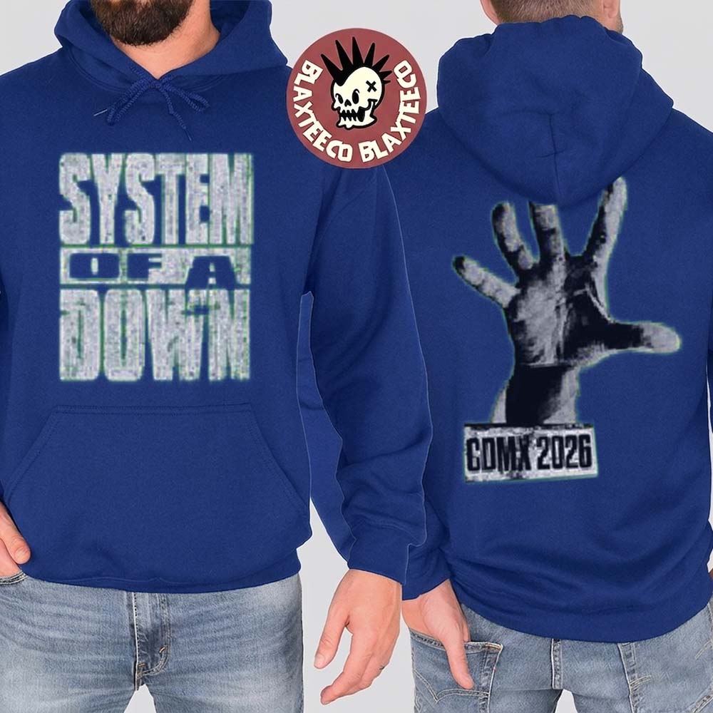 System Of A Down CDMX Mexico 2026 Pop Up Shop Merch - Adult & Kids T-Shirts, Sweatshirts & Hoodies apparel design preview 1