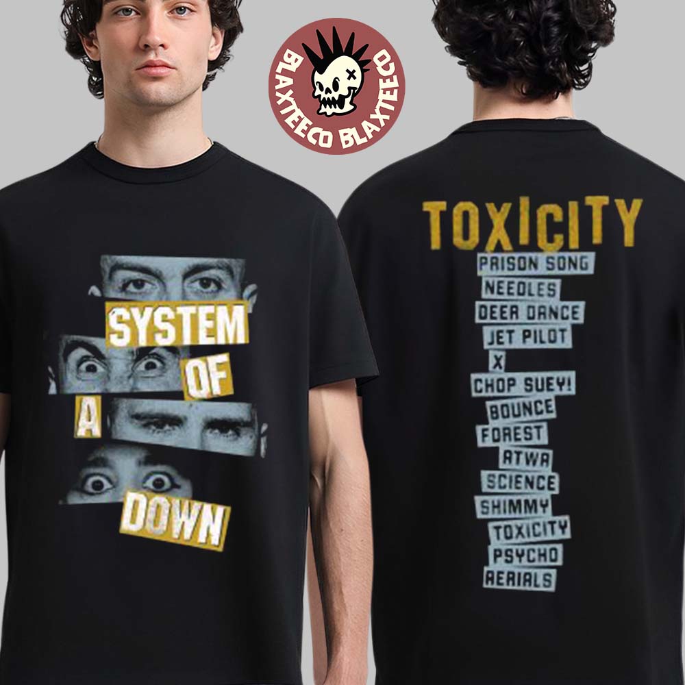 System Of A Down CDMX Mexico 2026 Pop Up Shop Merch - Adult & Kids T-Shirts, Sweatshirts & Hoodies apparel design preview 1