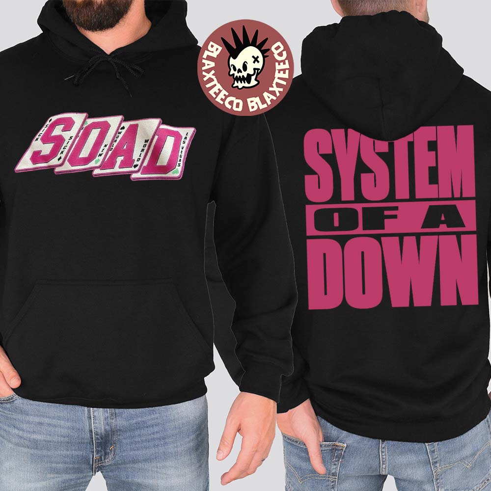 System Of A Down X Sick New World 2026 Las Vegas - Adult & Kids T-Shirts, Sweatshirts & Hoodies apparel design preview 1