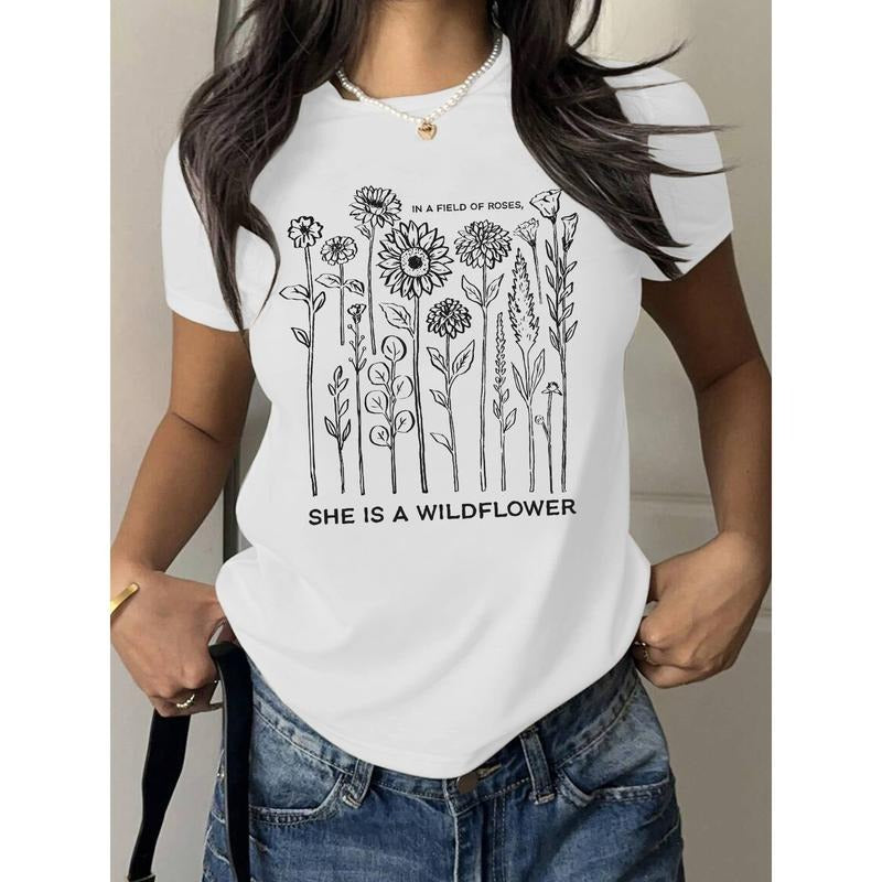 Free Spirited: Embrace Your Inner Wildflower 'She Is - Adult & Kids T-Shirts, Sweatshirts & Hoodies apparel design preview 1