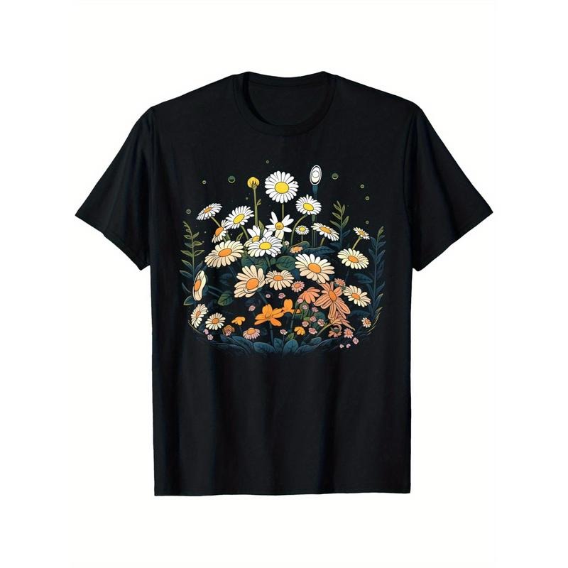 Exquisite Floral Art: Delicate Daisy Wildflower - Adult & Kids T-Shirts, Sweatshirts & Hoodies apparel design preview 1