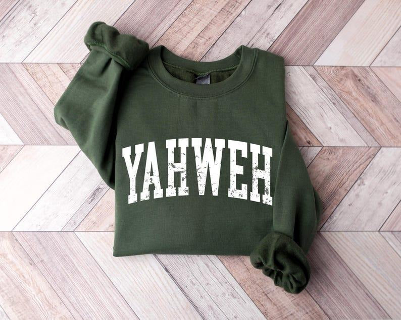 Yahweh Christian Spiritual Church Prayer Believer - Adult & Kids T-Shirts, Sweatshirts & Hoodies apparel design preview 1