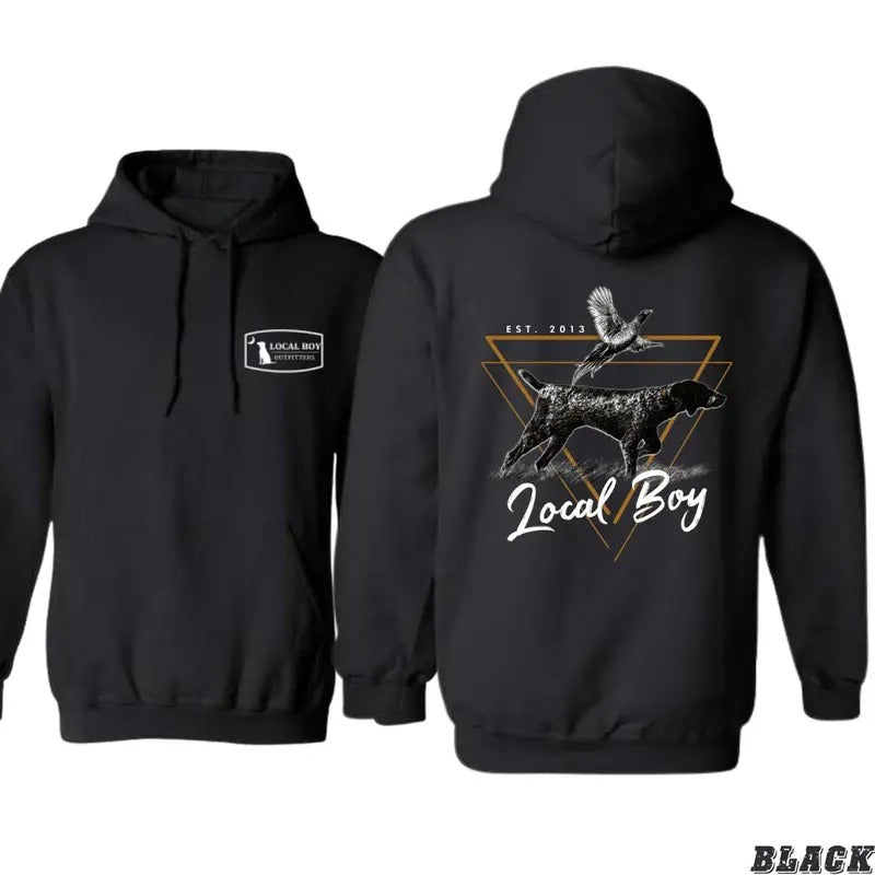Local Boy Bird Dog Hunting Perfect Festive Cotton - Adult & Kids T-Shirts, Sweatshirts & Hoodies apparel design preview 1