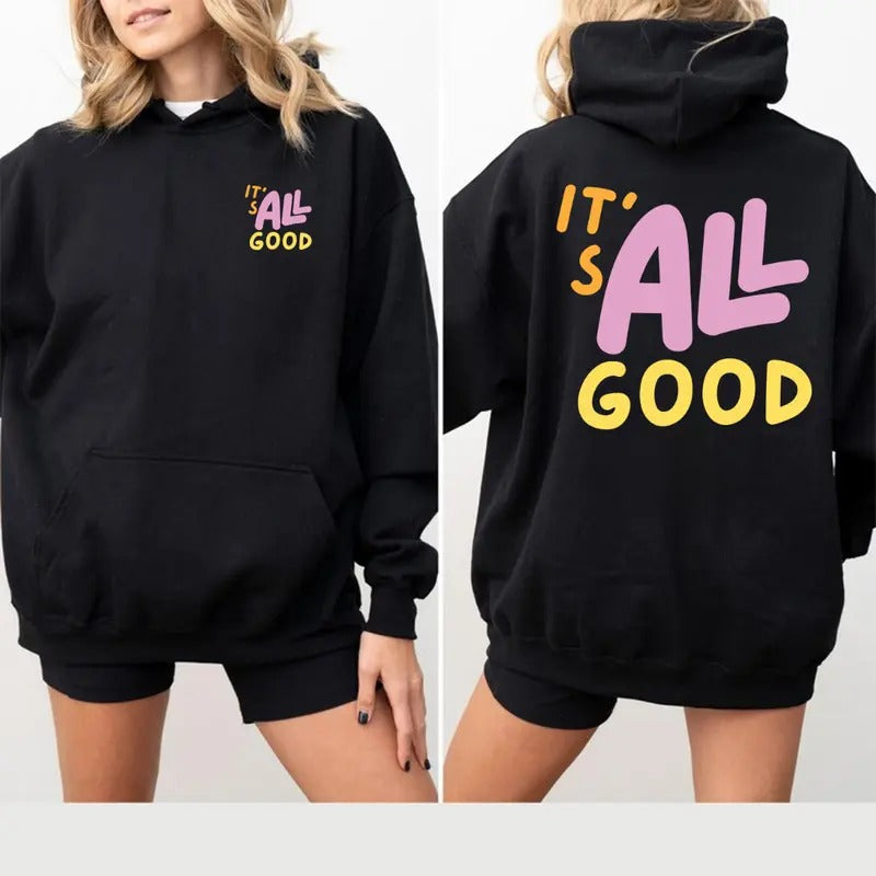 'S All Good Colorful Retro Casual Womenswear - Adult & Kids T-Shirts, Sweatshirts & Hoodies apparel design preview 1