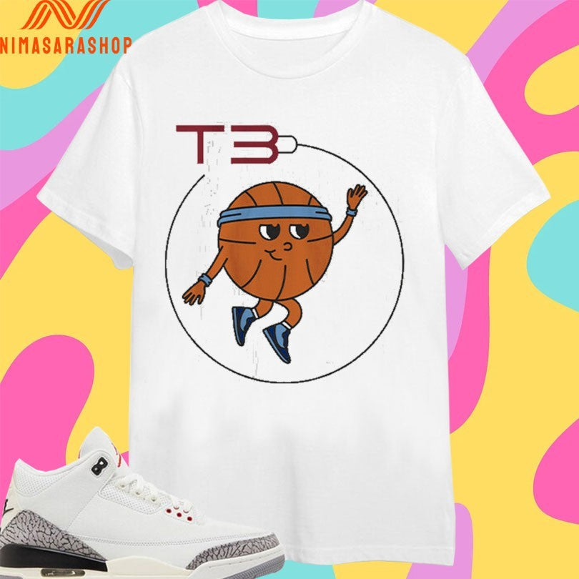 T3 Basketball Logo - Adult & Kids T-Shirts, Sweatshirts & Hoodies apparel design preview 1