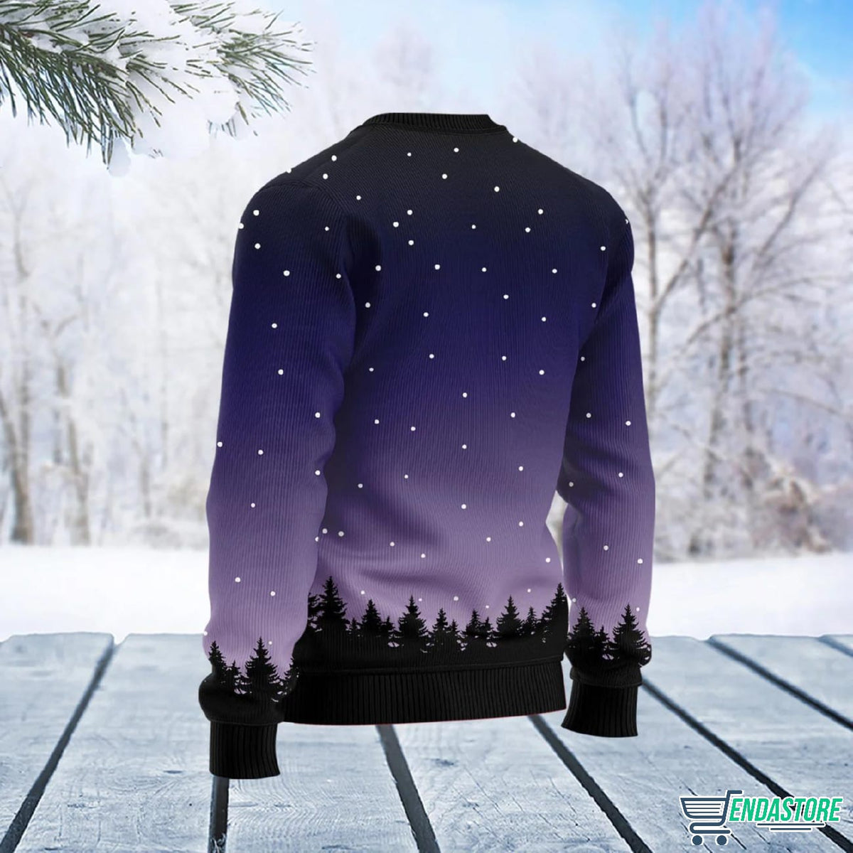 Peace Hippie 3D Ugly Christmas Sweater - Holiday Gift product image 2