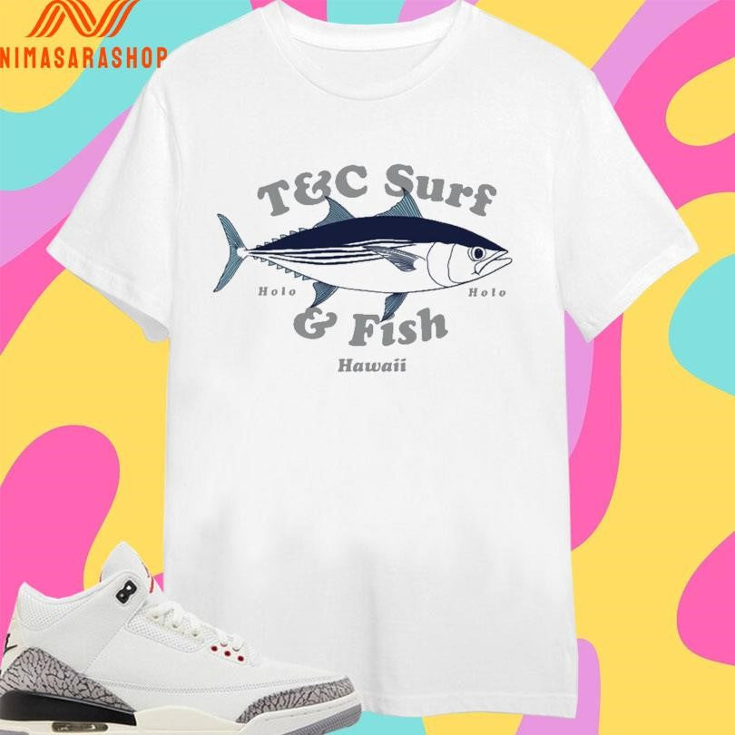 T&amp;C Surf And Fish Holo Hawaii Tuna - Adult & Kids T-Shirts, Sweatshirts & Hoodies apparel design preview 1