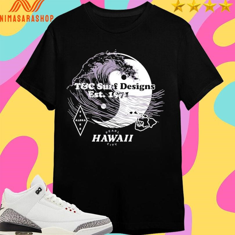 T&amp;C Surf Designs Est 1971 Aloha Etoke Hawaii - Adult & Kids T-Shirts, Sweatshirts & Hoodies apparel design preview 1