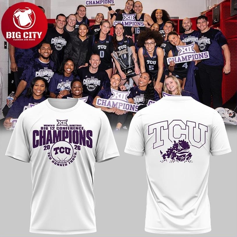 TCU Horned Frogs Women's Basketball 2026 Big12 - Adult & Kids T-Shirts, Sweatshirts & Hoodies apparel design preview 1