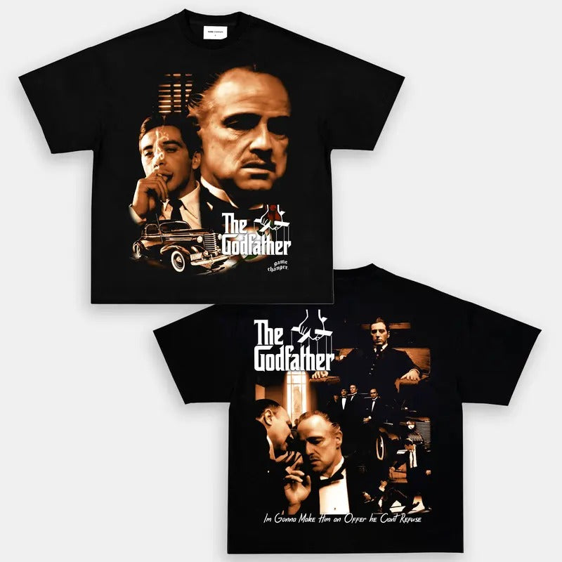 GOD.FATHER Trending Movie Vintage 90s Fans Him Her - Adult & Kids T-Shirts, Sweatshirts & Hoodies apparel design preview 1
