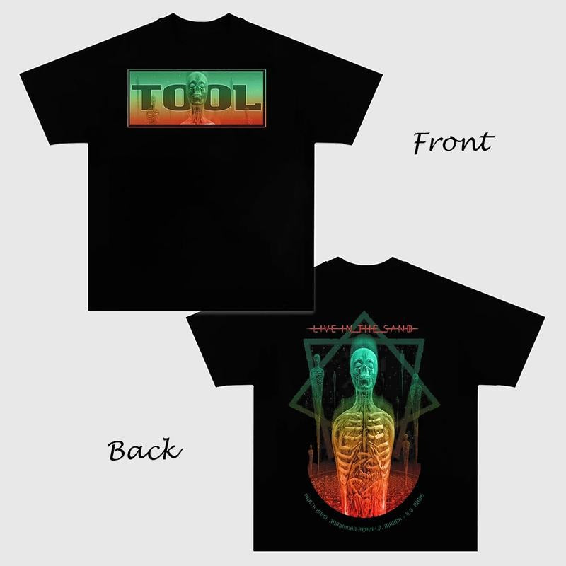 TOOL Band Live Sand Vintage Rock Concert - Adult & Kids T-Shirts, Sweatshirts & Hoodies apparel design preview 1