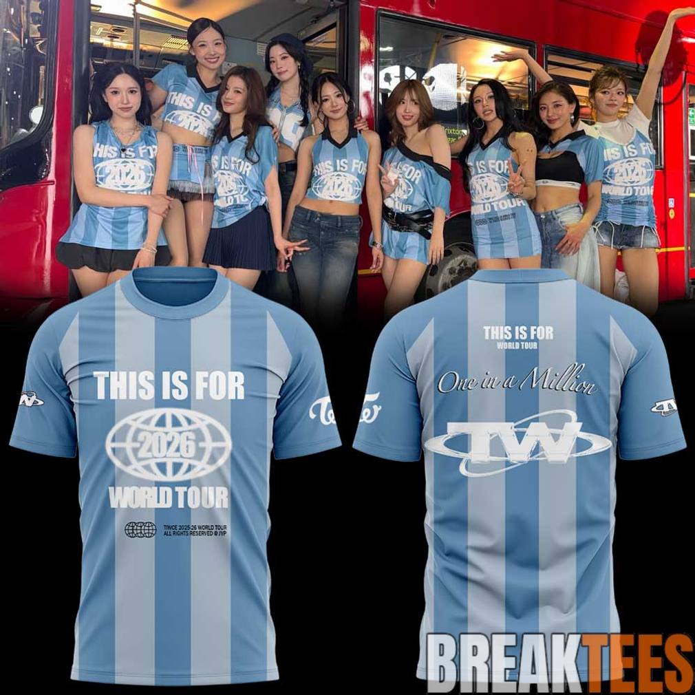 TWICE This Is For World Tour 2026 Signature - Adult & Kids T-Shirts, Sweatshirts & Hoodies apparel design preview 1