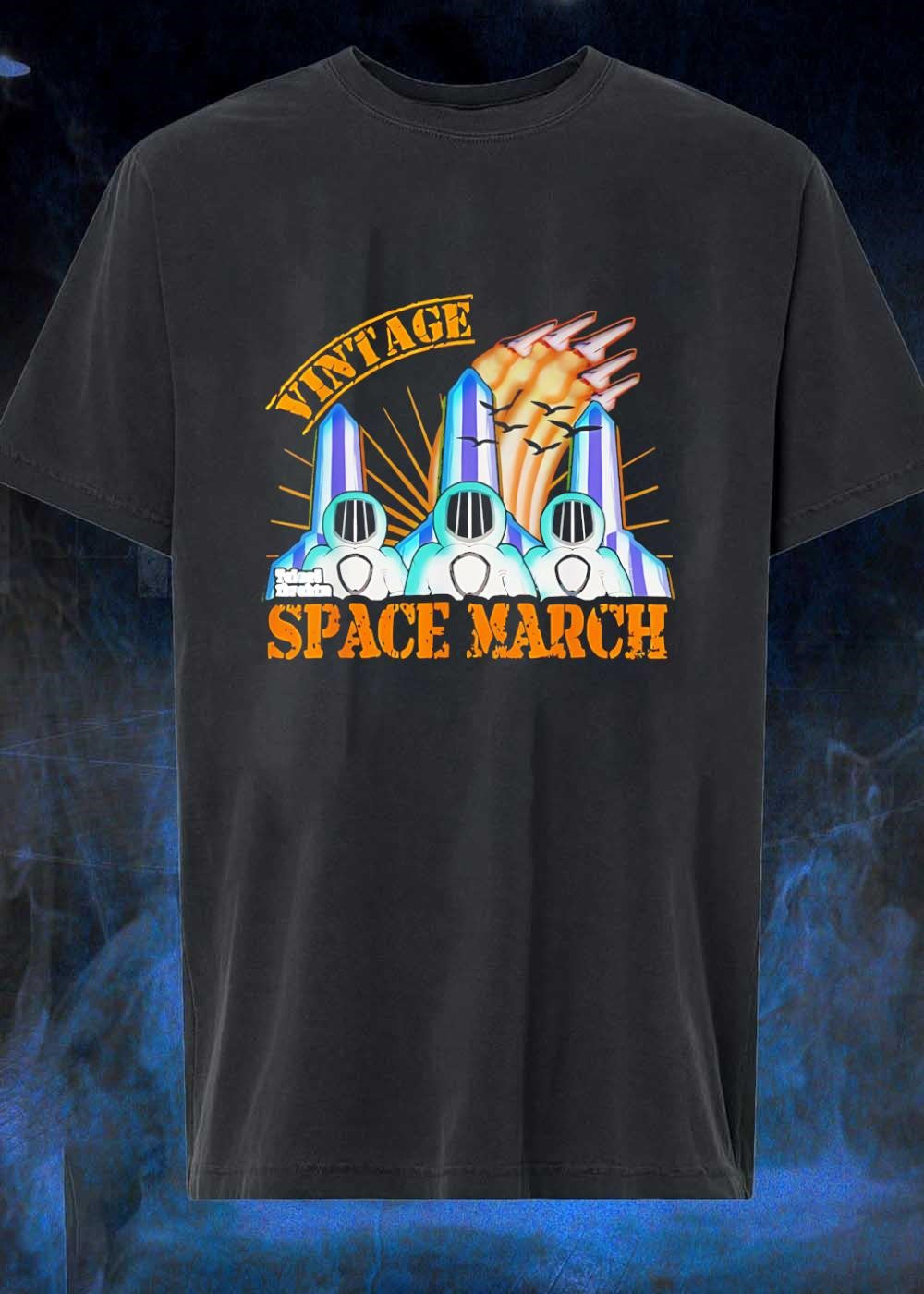 Talon Thrashers Space March Three Astronauts Walking - Adult & Kids T-Shirts, Sweatshirts & Hoodies apparel design preview 1