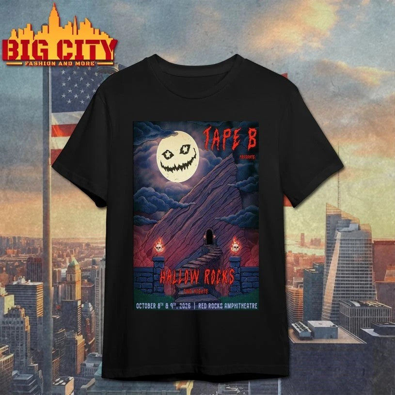 Tape B Oct 8-9 2026 Red Rocks Amphitheatre Morrison - Adult & Kids T-Shirts, Sweatshirts & Hoodies apparel design preview 1