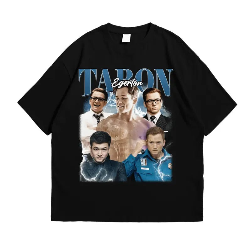Taron Egerton Vintage Retro Movie - Adult & Kids T-Shirts, Sweatshirts & Hoodies apparel design preview 1