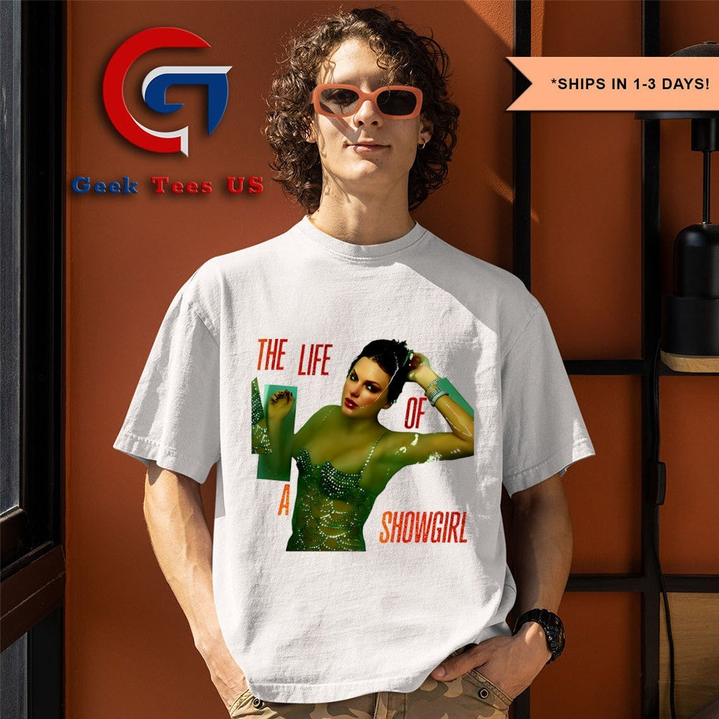 Taylor The Life Of A Showgirl 2025 portrait - Adult & Kids T-Shirts, Sweatshirts & Hoodies apparel design preview 1