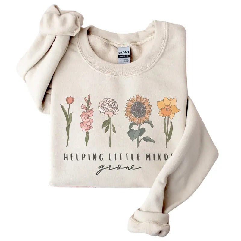 Teacher Wildflower Daycare Back School Matching - Adult & Kids T-Shirts, Sweatshirts & Hoodies apparel design preview 1