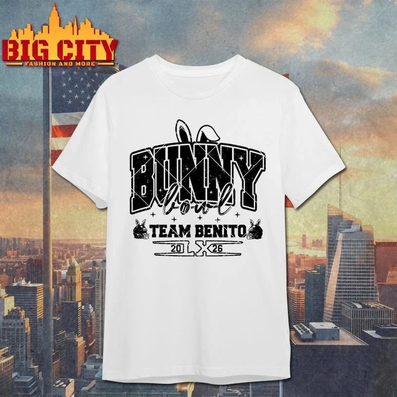 Team Benito 2026 Bunny Bowl LX - Adult & Kids T-Shirts, Sweatshirts & Hoodies apparel design preview 1