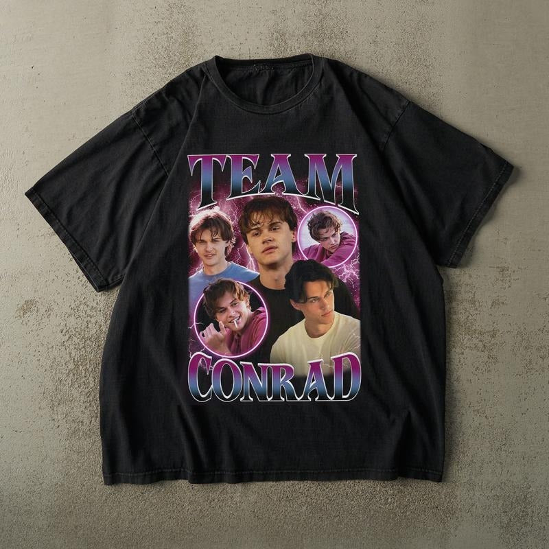 Team Conrad Bootleg Fisher Summer I Turned Pretty - Adult & Kids T-Shirts, Sweatshirts & Hoodies apparel design preview 1