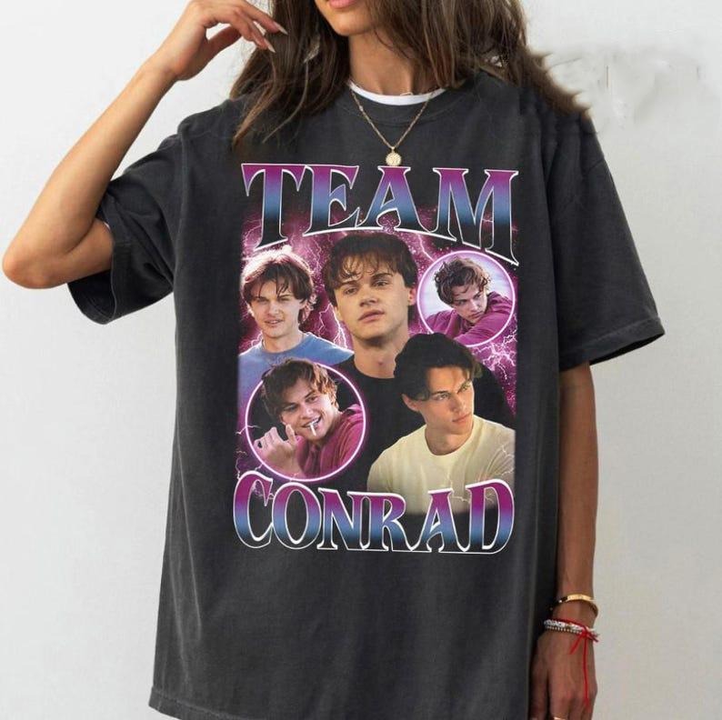 Team Conrad Cousins Beach Bootleg V2 Summer I Turned - Adult & Kids T-Shirts, Sweatshirts & Hoodies apparel design preview 1