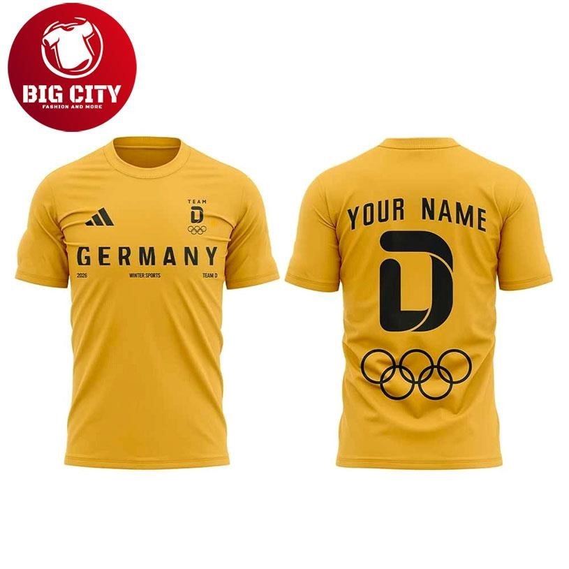 Team Deutschland 2026 Winter Olympics Two Sided - Adult & Kids T-Shirts, Sweatshirts & Hoodies apparel design preview 1