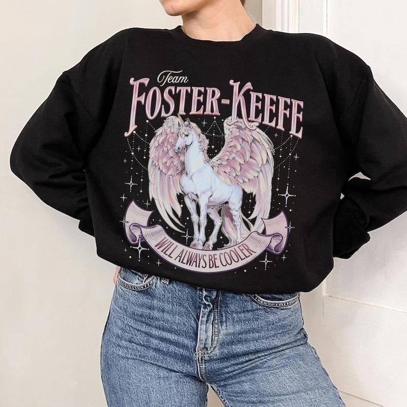 Team Foster Keefe Foxfire Academy Keeper Lost Cities - Adult & Kids T-Shirts, Sweatshirts & Hoodies apparel design preview 1