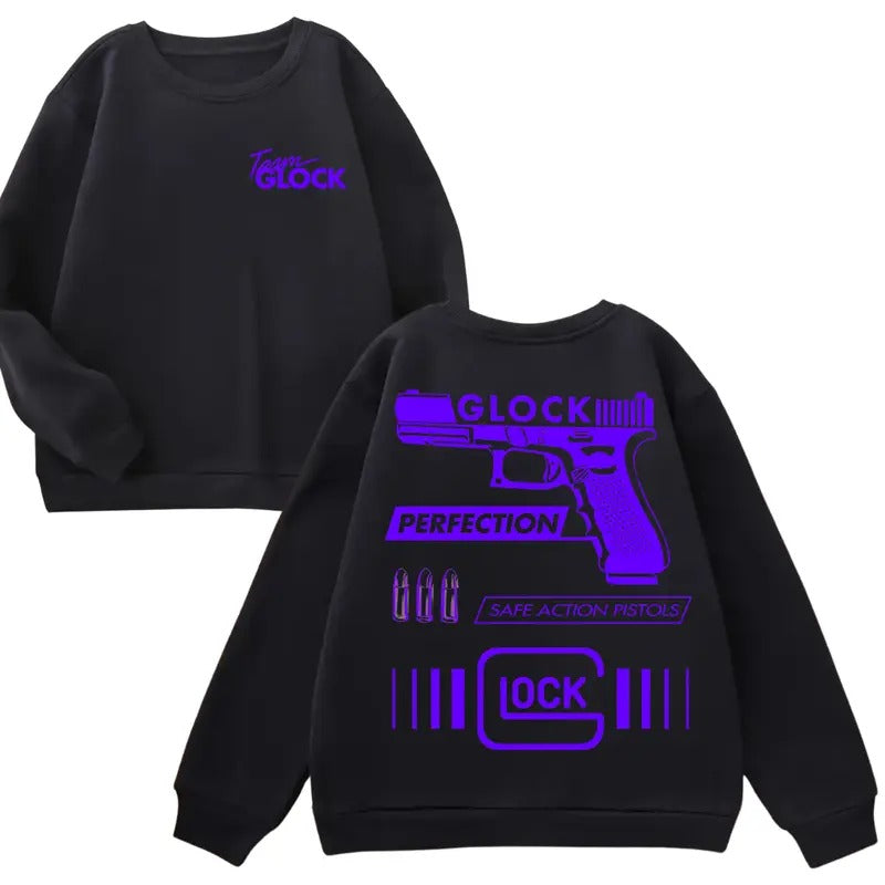 Team Glock We Trust Her Him Classic Fit Menswear - Adult & Kids T-Shirts, Sweatshirts & Hoodies apparel design preview 1