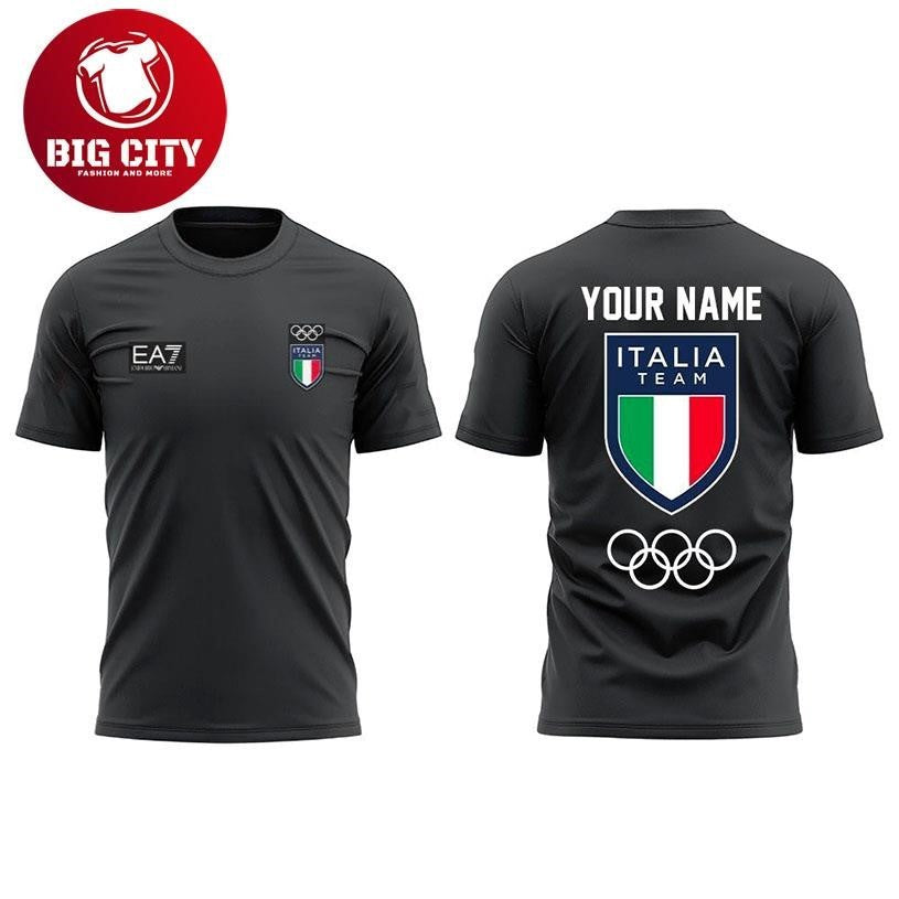 Team Italy 2026 Milano Cortina Two Sided - Adult & Kids T-Shirts, Sweatshirts & Hoodies apparel design preview 1
