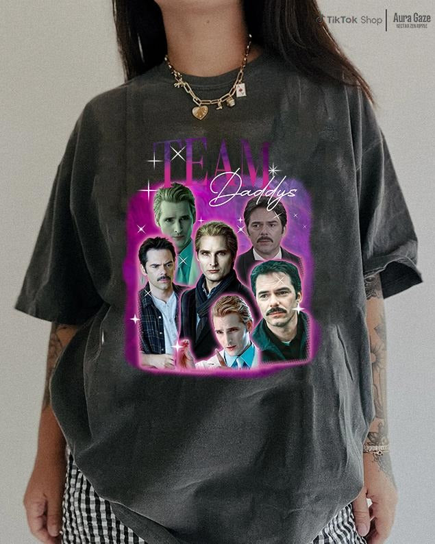 Team Twilight'S Daddy Comfort Colors Carlisle Cullen - Adult & Kids T-Shirts, Sweatshirts & Hoodies apparel design preview 1