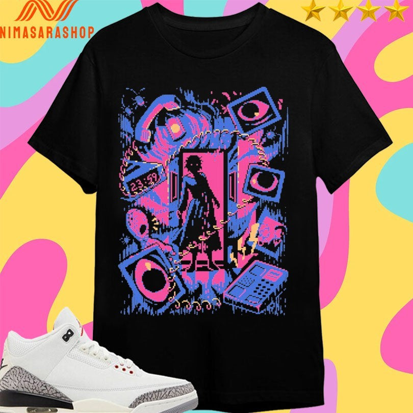Tease Of Terror PixelEyeBat - Adult & Kids T-Shirts, Sweatshirts & Hoodies apparel design preview 1