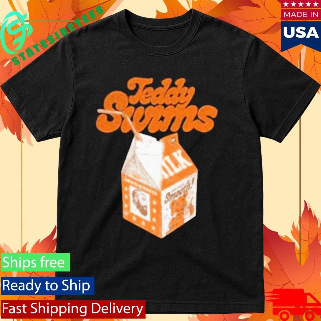 Teddy Swims Milk Carton Dateback - Adult & Kids T-Shirts, Sweatshirts & Hoodies apparel design preview 1