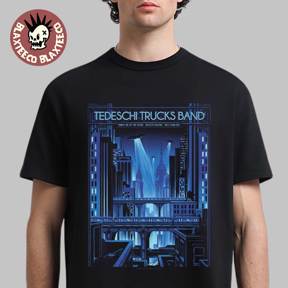 Tedeschi Trucks Band New York 2026 Week 3 Poster At - Adult & Kids T-Shirts, Sweatshirts & Hoodies apparel design preview 1