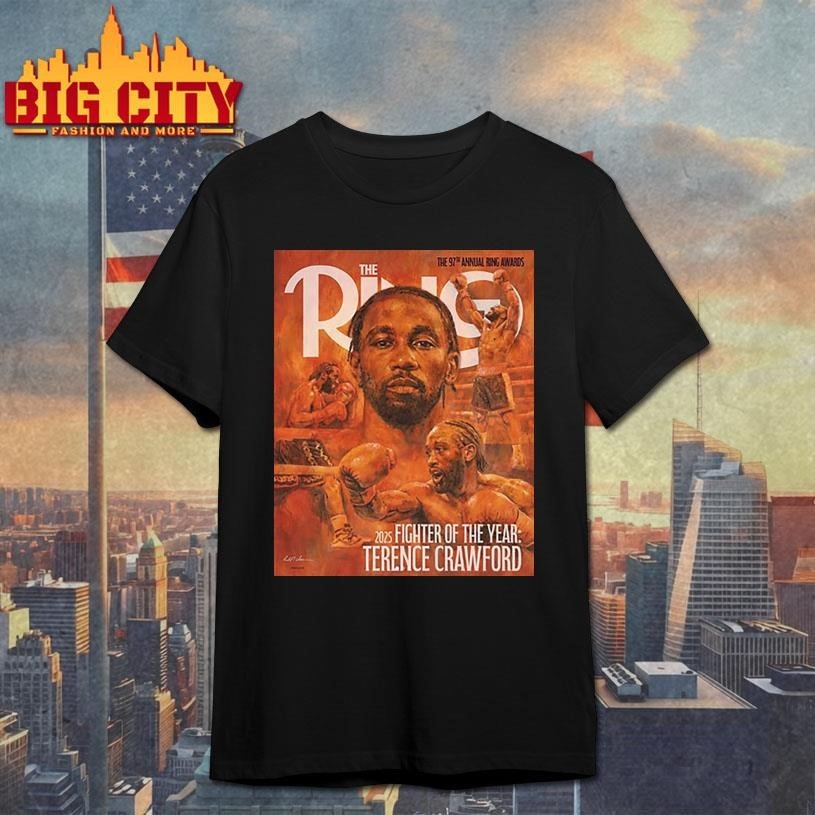 Terence Crawford 2025 Fighter Of The Year Ring - Adult & Kids T-Shirts, Sweatshirts & Hoodies apparel design preview 1