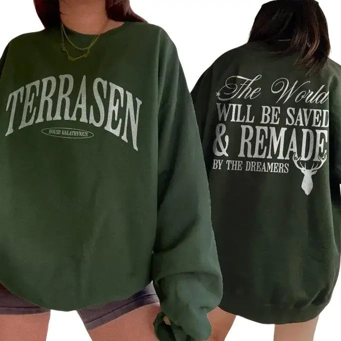 Terrasen Throne Glass Quote Aelin Galathynius Rowan - Adult & Kids T-Shirts, Sweatshirts & Hoodies apparel design preview 1