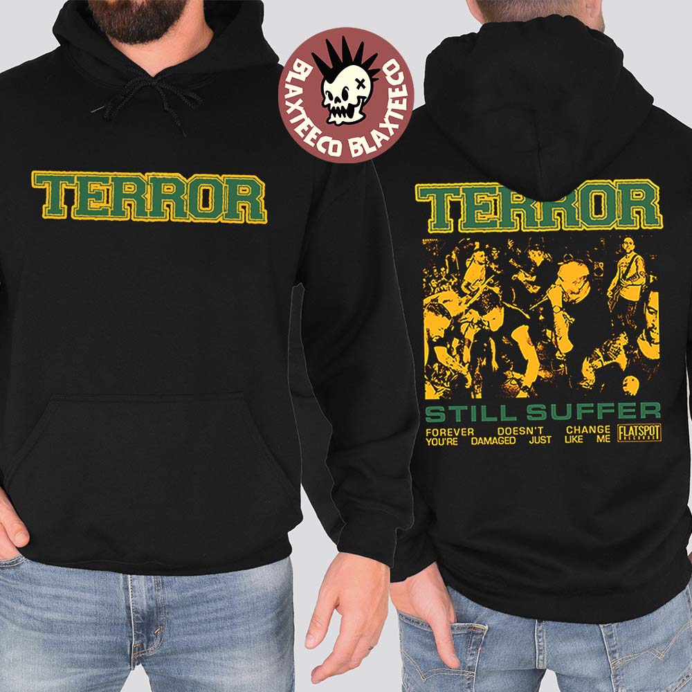 Terror Still Suffer Live Shot - Adult & Kids T-Shirts, Sweatshirts & Hoodies apparel design preview 1