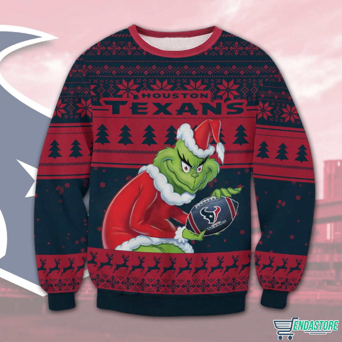 Vikings Grnch 3D Christmas Sweater - Holiday Gift product image 2