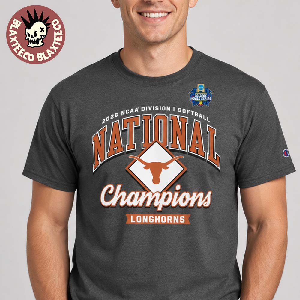 Texas Longhorns 2026 NCAA Softball Women's College - Adult & Kids T-Shirts, Sweatshirts & Hoodies apparel design preview 1