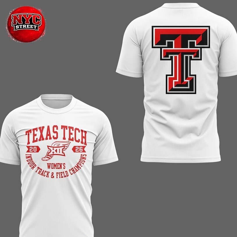 Texas Tech Red Raiders Big12 Indoor Track Field - Adult & Kids T-Shirts, Sweatshirts & Hoodies apparel design preview 1