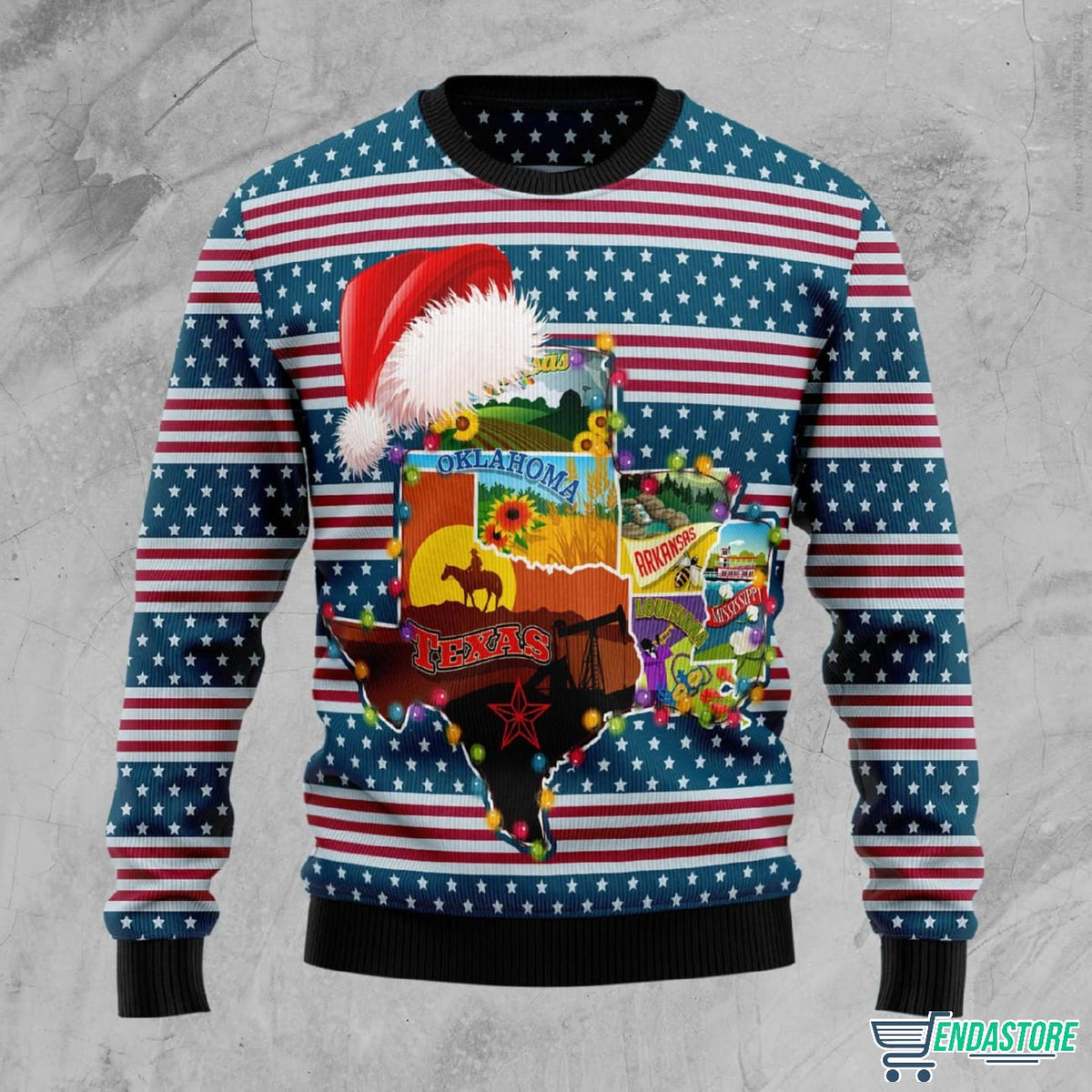Texas Xmas 3D Ugly Christmas Sweater - Holiday Gift product image